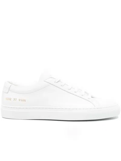 COMMON PROJECTS LEATHER LACE-UP SNEAKERS