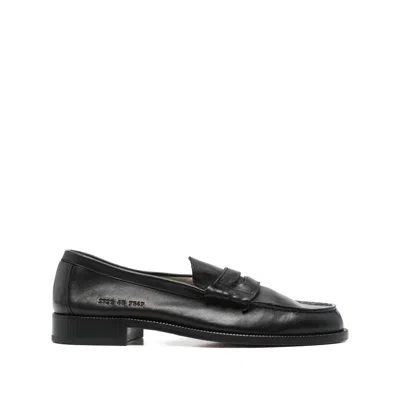 Common Projects Leather Loafers In Black