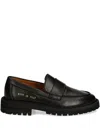 Common Projects Leather Loafers In Black