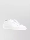 Common Projects Leather Low Sneakers Round Toe