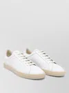 Common Projects Leather Low Top Sneakers With Rubber Sole In Multi