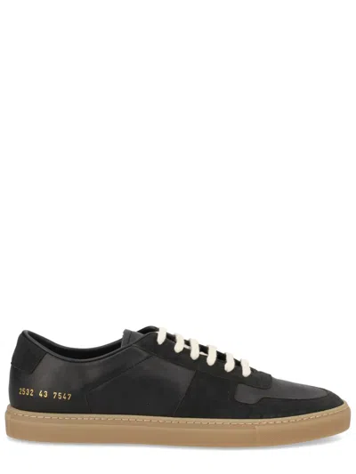 Common Projects Leather Low-top Sneakers In Black