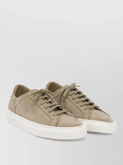 Common Projects Leather Low-top Sneakers In Green