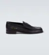 Common Projects Leather Penny Loafers In Black