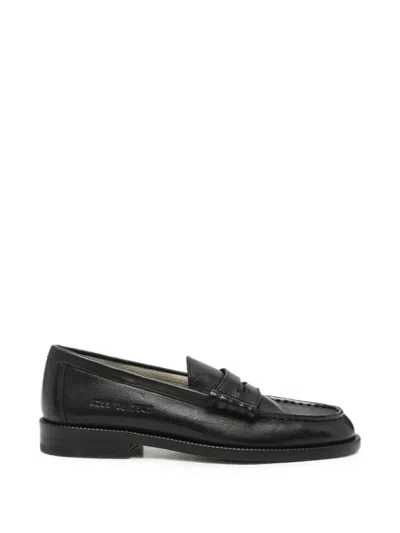 Common Projects Leather Penny Loafers In Black