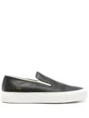 Common Projects Leather Sneakers In Black