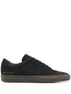 Common Projects Leather Sneakers In Black