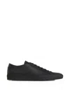 Common Projects Leather Sneakers In Black