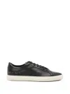 Common Projects Achilles Low Grained Leather Sneaker In Black