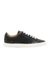 Common Projects Leather Sneakers In Black