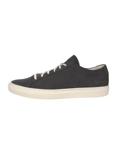 Pre-owned Common Projects Leather Sneakers In Black/white