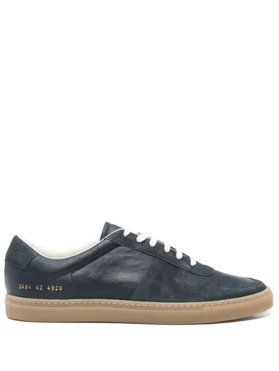 Common Projects Leather Sneakers In Blue