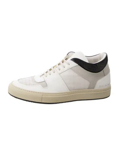 Pre-owned Common Projects Leather Sneakers In Blue/grey/neutrals