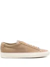 Common Projects Sneakers With Contrast Sole And Round Toe In Brown