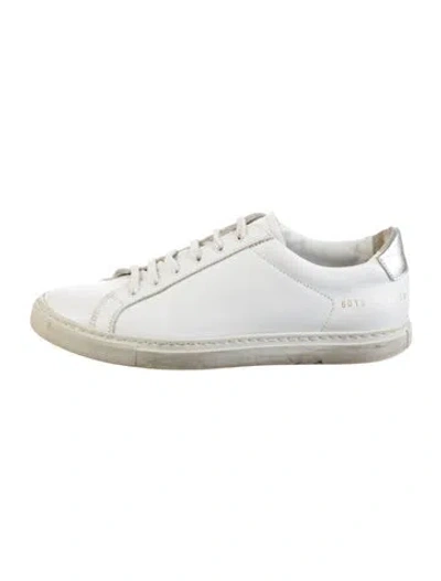Pre-owned Common Projects Leather Sneakers In Multi