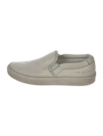 Pre-owned Common Projects Leather Sneakers In Multi