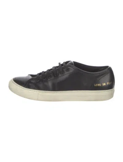 Pre-owned Common Projects Leather Sneakers In Multi