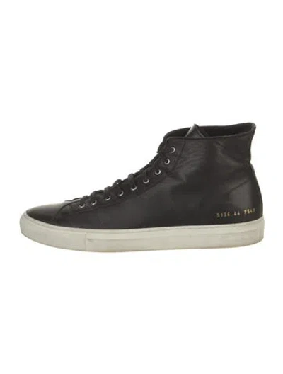Pre-owned Common Projects Leather Sneakers In Multi