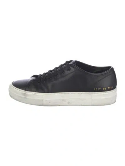 Pre-owned Common Projects Leather Sneakers In Multi
