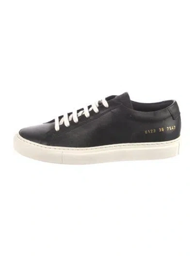 Pre-owned Common Projects Leather Sneakers In Multi