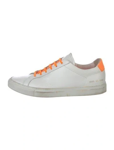 Pre-owned Common Projects Leather Sneakers In Multi