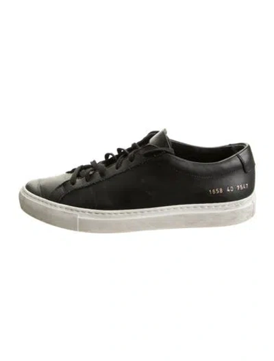 Pre-owned Common Projects Leather Sneakers In Multi