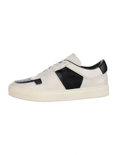 Pre-owned Common Projects Leather Sneakers In Neutrals