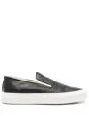 Common Projects Leather Sneakers In Schwarz