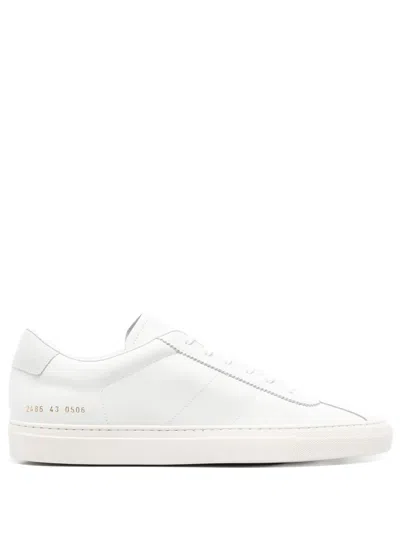 Common Projects Leather Sneakers In White