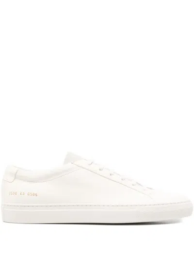 Common Projects Leather Sneakers In White