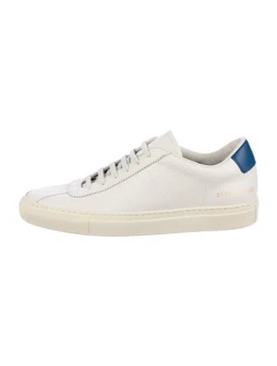 Pre-owned Common Projects Leather Sneakers In White