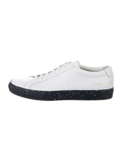 Pre-owned Common Projects Leather Sneakers In White