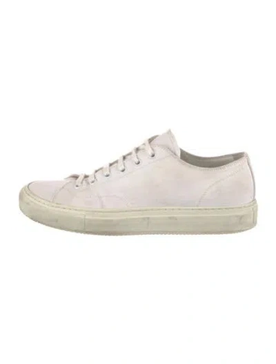 Pre-owned Common Projects Leather Sneakers In White