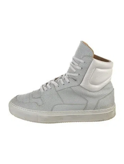 Pre-owned Common Projects Leather Sneakers In White