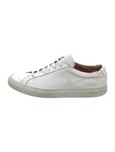 Pre-owned Common Projects Leather Sneakers In White