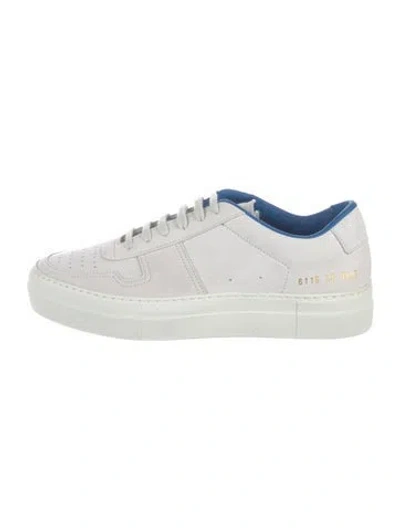 Pre-owned Common Projects Leather Sneakers In White