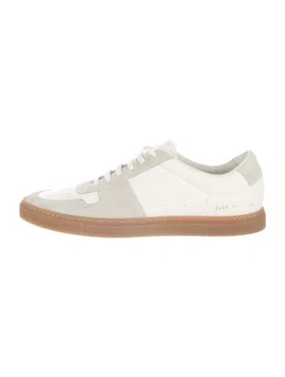 Pre-owned Common Projects Leather Sneakers In White
