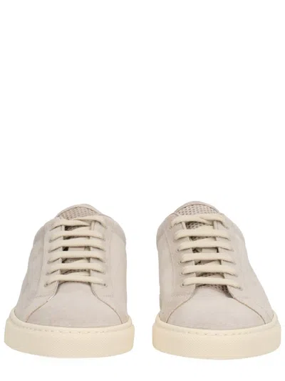 Common Projects Leather Sneakers In Yellow