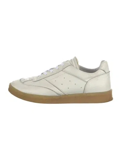 Pre-owned Common Projects Leather Sneakers In White