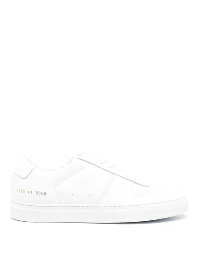Common Projects Leather Trainers In White