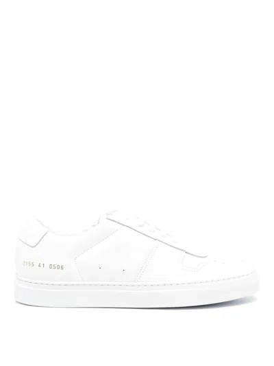 Common Projects Leather Sneakers In White