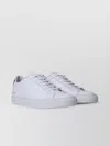 Common Projects Leather Sneakers With Contrast Heel Tab In White