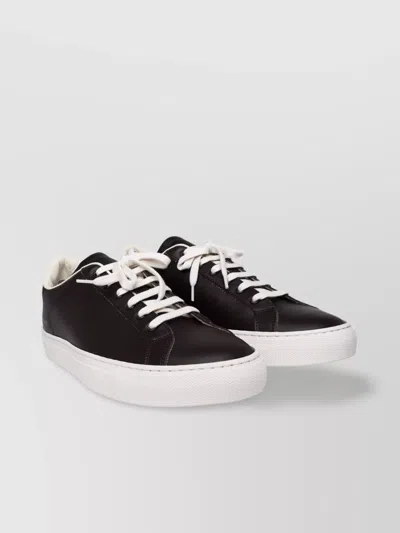 Common Projects Leather Sneakers With Contrast Heel Tab In Multi
