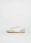 Common Projects Leather Suede Minimal Runner In Sand