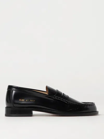 Common Projects Leather Penny Loafers In Black