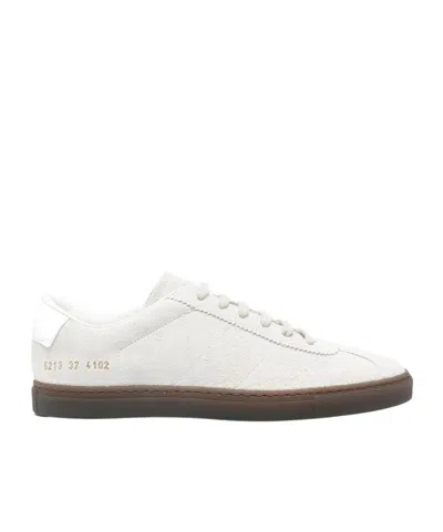 COMMON PROJECTS LOGO LACE-UP LOW-TOP CASUAL SHOES
