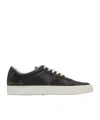 Common Projects Bball Duo Leather And Suede Sneakers In Black