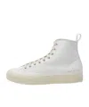 Common Projects Logo Logo High-top Skate Shoes In White