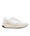 Common Projects Logo-print Leather Sneakers In White