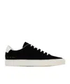 Common Projects Suede Leather Sneakers In Black